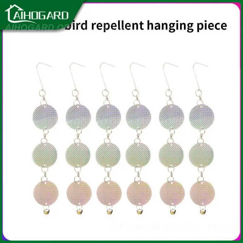 

Round Hanging Piece Laser Bird Repellent Garden Home Decorative Suitable For Farmland Reflector Bird Repellent Diamond Plate