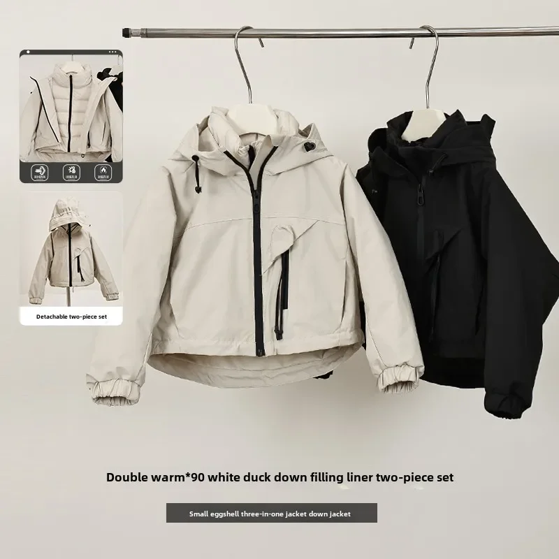 Tongcang для девочек корейская версия куртки в иностранном стиле пуховик зимняя