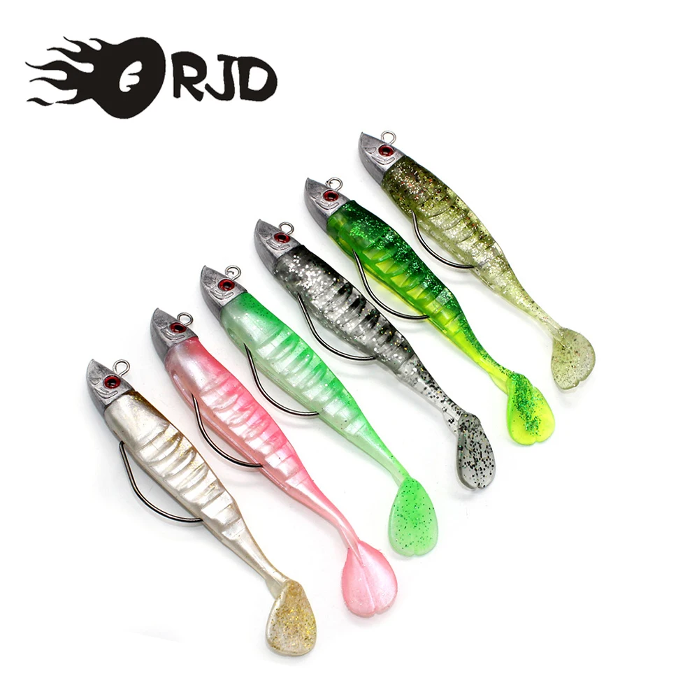 

ORJD Fishing Lures Wobblers Swimbait Pike Soft Silicone Bait Lead Jig Fish With Hooks Artificial Baits Pesca Fishing Tackle