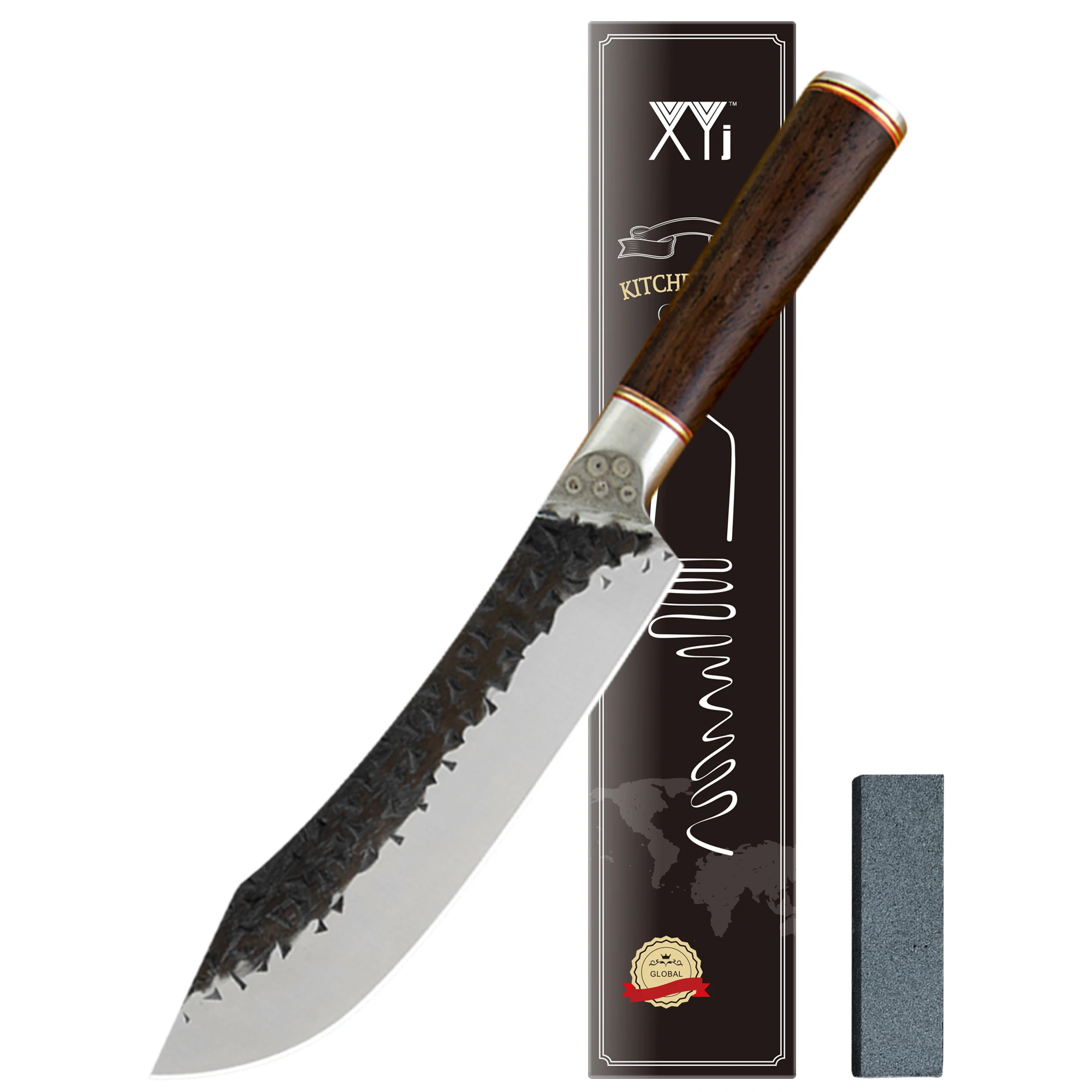 Ультраострые кухонные ножи Высота 6 5 дюйма рукоятка из черного дерева нож для