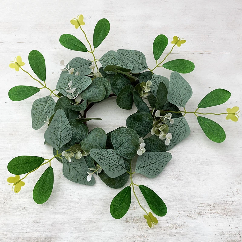 Гирлянда из искусственной свечи гирлянда листьев эвкалипта листья бабочки