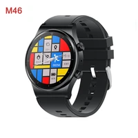 new 2022 m46 smartwatch for men touch screen remote waterproof ip67 sports fitness tracker mens smart watches clock