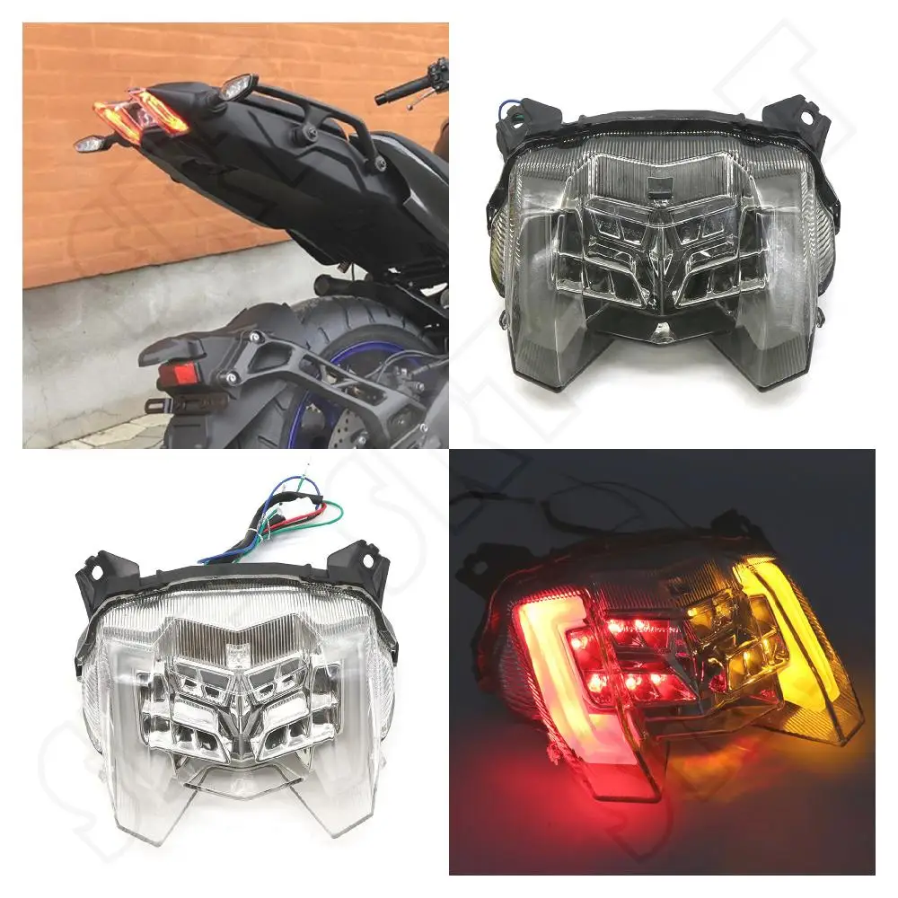 

For Yamaha NIKEN 900 900GT 2018 2019 2020 2021 2022 2023 Motorcycle LED Taillight Rear Brake Turn Signal Integrated Tail Lights