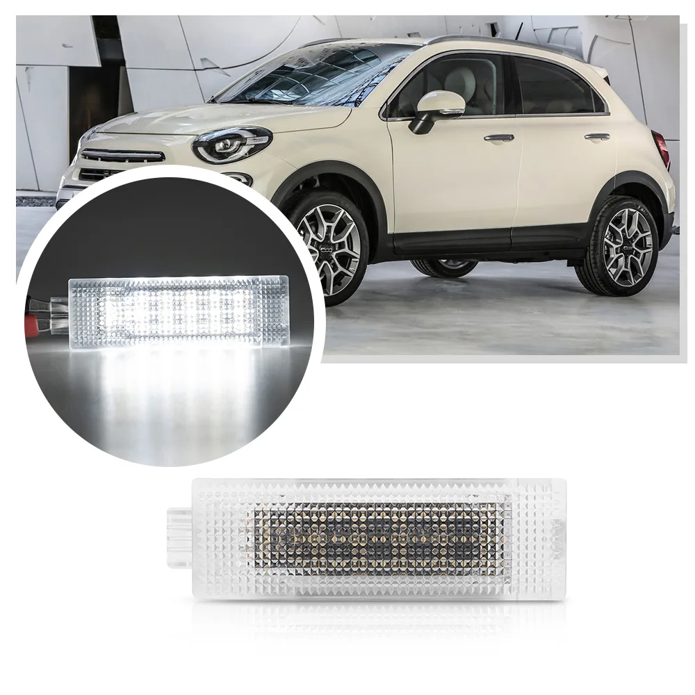 

1Pc For Fiat 500 500X 500L Panda Grande Punto LED Trunk Boot Lamps Compartment Light Interior Courtesy Luggage Ceiling Lamp