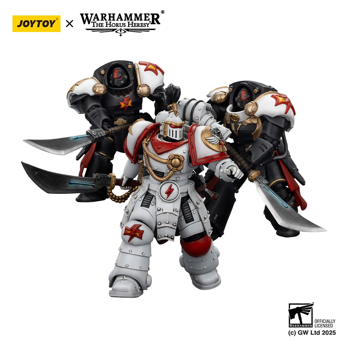 Фото [В НАЛИЧИИ] Фигурка JOYTOY 1/18 Warhammer 40K White Scars Legion Praetor Ebon Keshig Terminator, игрушки-фигурки №2