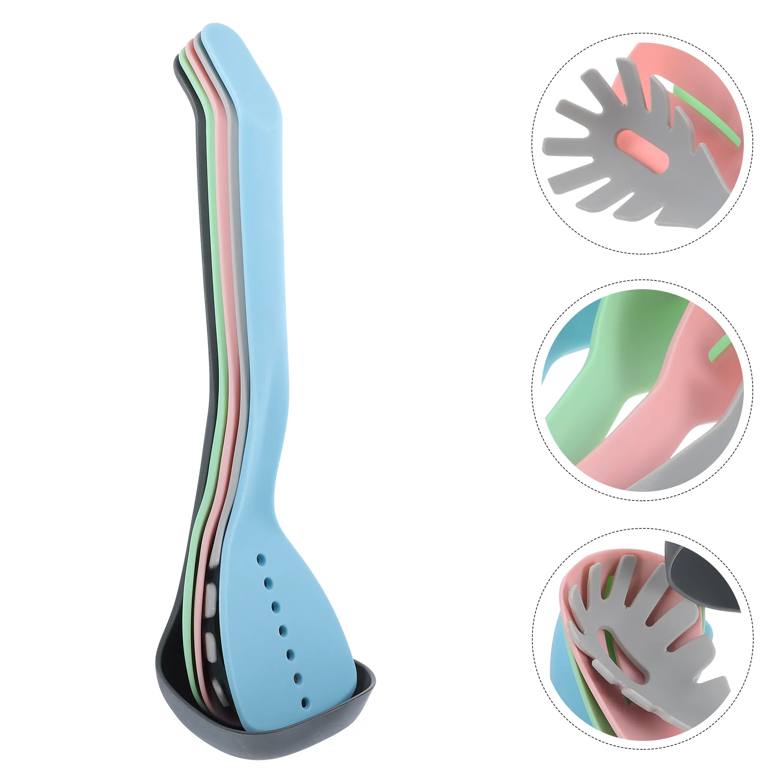 

1 Set of Food-grade Kitchen Ware Kit Practical Kitchen Spoon Ladle Practical Nylon Cooking Utensil Tool