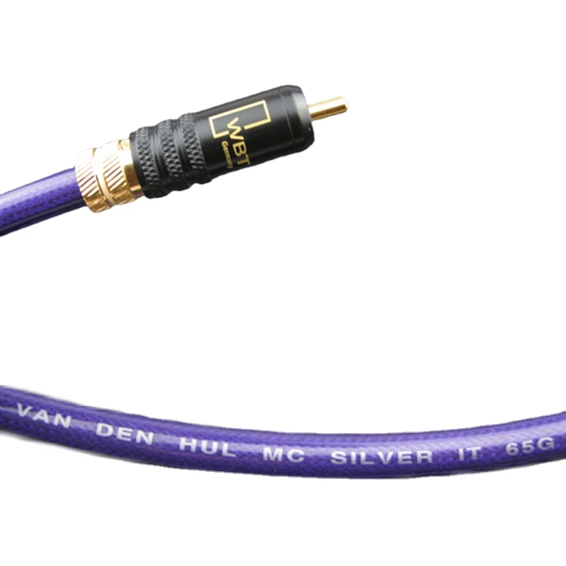 Van Den Hul VDH IT65G посеребренный 75 Ом RCA цифровой коаксиальный ЦАП кабель домашний