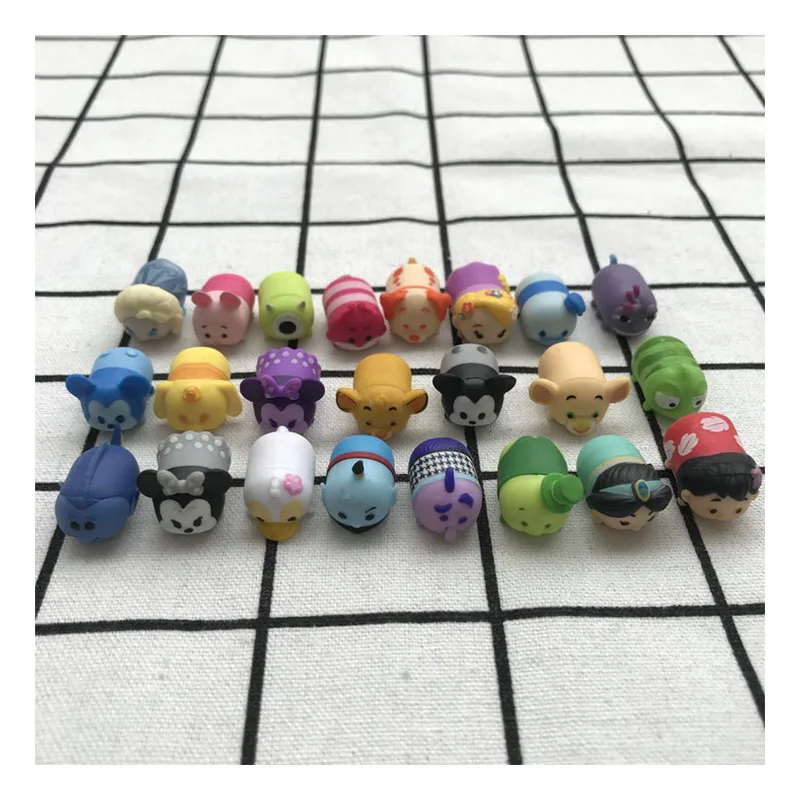 

TSUMs JengaS Q Version Pooh Bear Mickey Miny Collection Ornaments Dolls Kid Gift Cartoon Characters