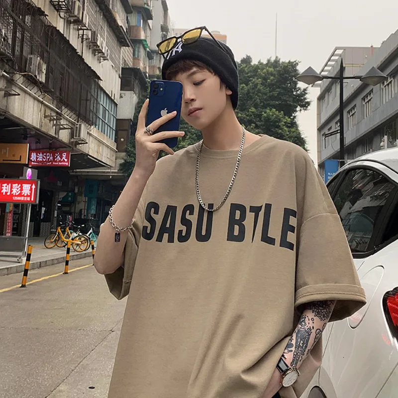 

NoEstaMal Sasu Btle Letter Graphic Short Sleeve Tshirts Men Vintage Streetwear Casual T Shirt O Neck Tees Tops Unisex Clothing