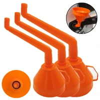 130145160mm universal plastic car motorcycle refuel gasoline engine oil funnel with filter car repair filling tools wholesale