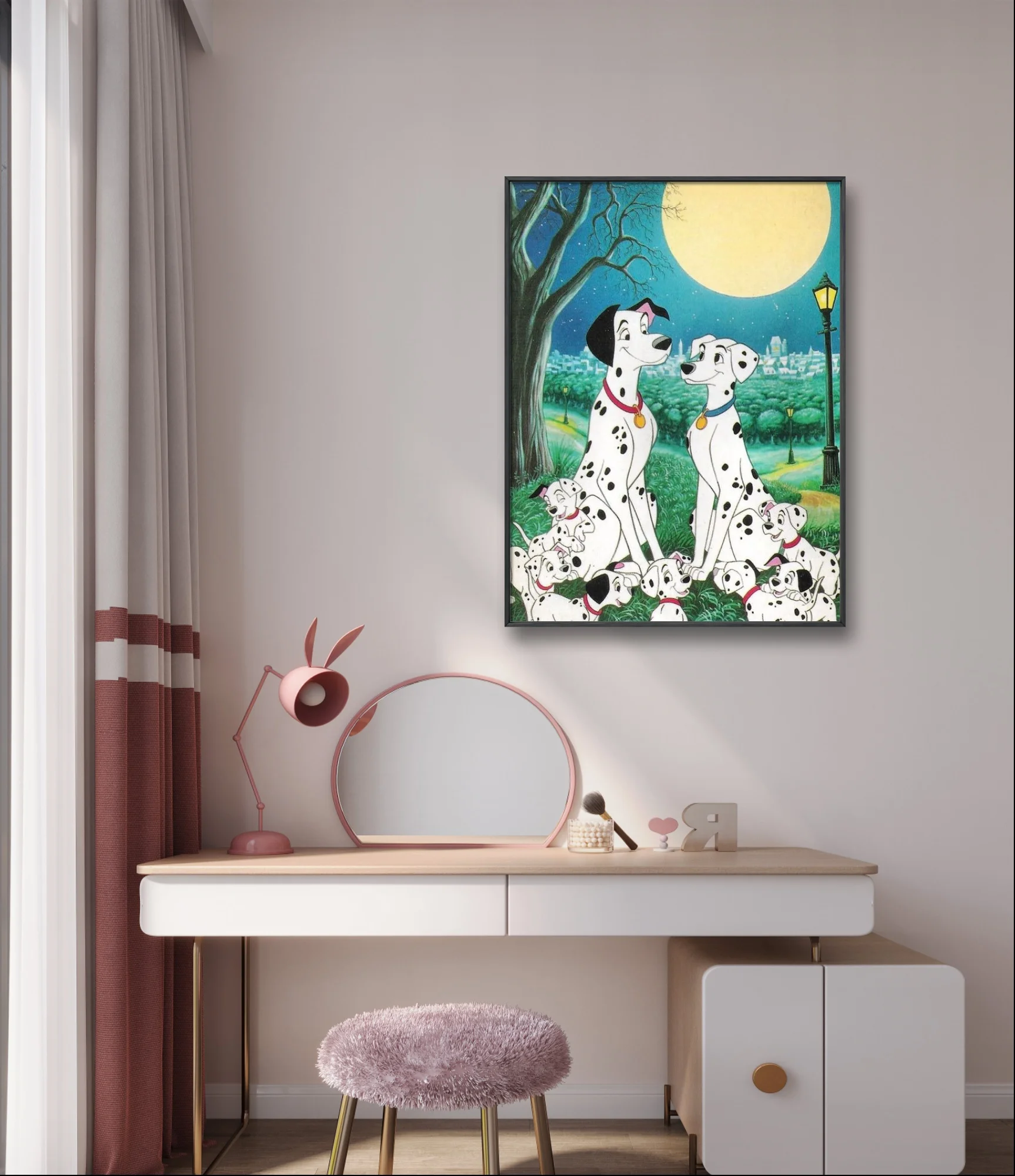 Рисунок 3 - Алмазная 5D картина с изображением далматинской собаки