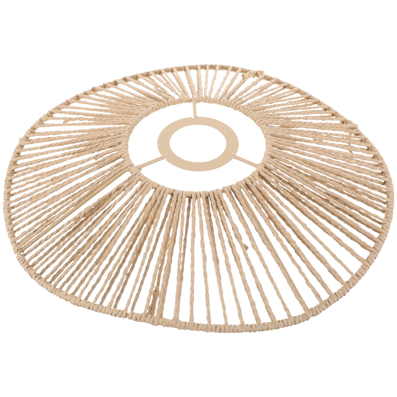 

Woven Lampshade Hanging Shades Lighting Supply Shield Ceiling Paper Rope Accessories Cover