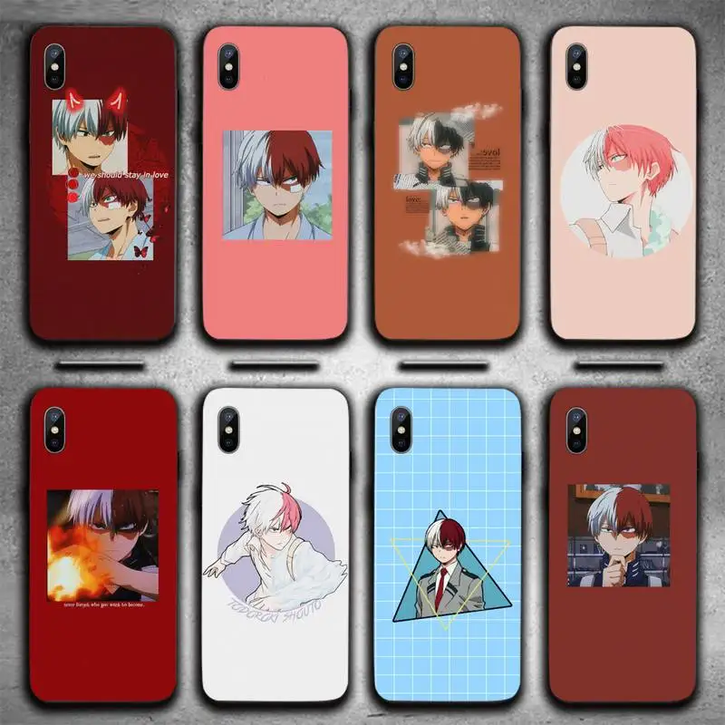 

Shoto Todoroki my hero academia Phone Case For iphone 12 11 13 7 8 6 s plus x xs xr pro max mini