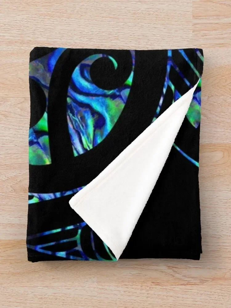 Новая Зеландия Maori пава тату Koru дизайн плед одеяло большое мягкое для