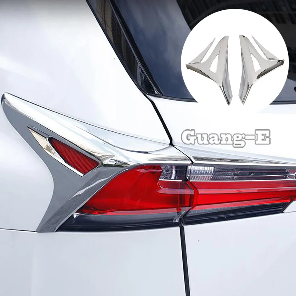 

Накладки на задние фары из АБС-хрома, аксессуары для Lexus NX 200 200t 300h 2015 2016 2017 2018 2019 2020 2021