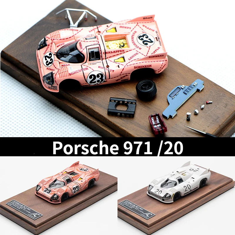

Aircooled AC 1:64 Scale Resin DieCast 917 / 20 Pink Pig White Le Mans Racing Diorama Car Model Scene Layout Collection Toys