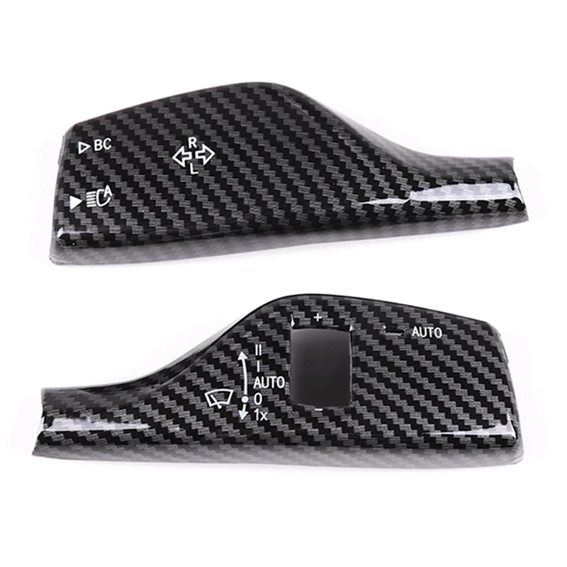 

Car Wiper Switch Cover For -BMW 3 5 7 Series G20 G30 G11 G12 Sedan Turn Signal Wiper Lever Cover Decor Sticker Trim