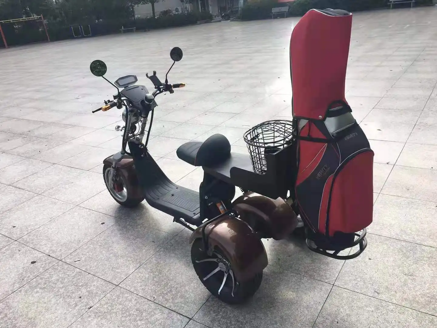 Трехколесный электрический скутер Citycoco Golf Fat Tire Мотоциклы 2000 Вт 60 В 2021 новая