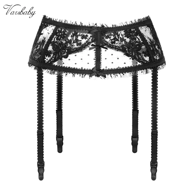 

Varsbaby Woman Sexy Fun Bow Garter Ladies Yarn Transparent Garters