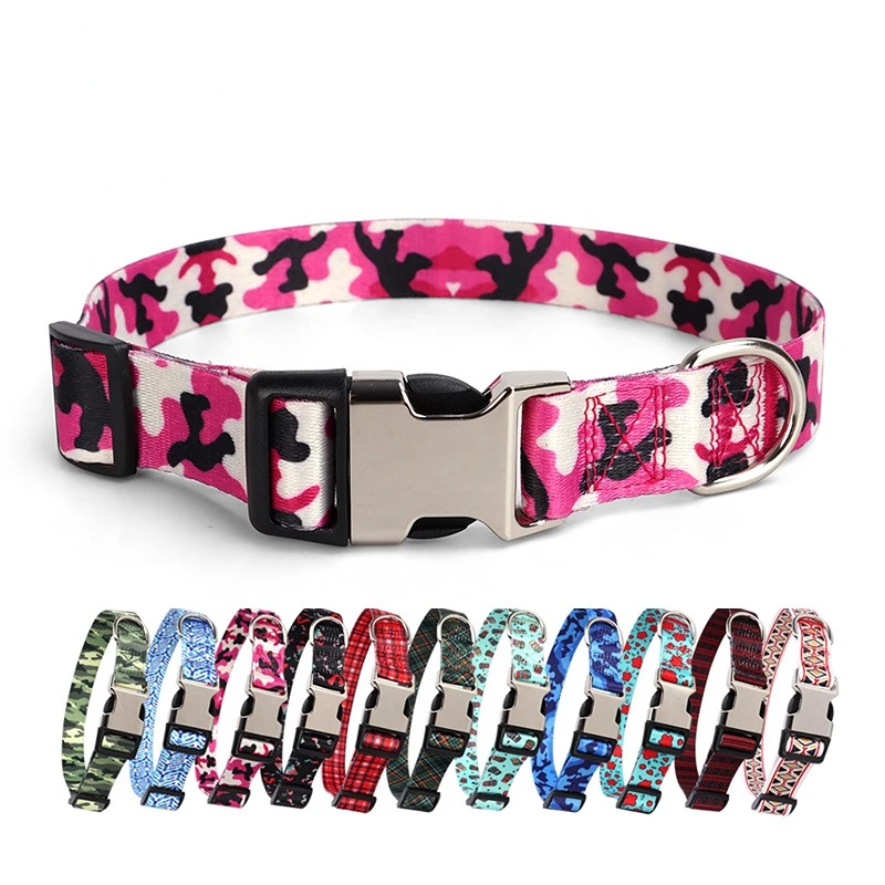 

Personalized Printed Cat Collar Adjustable Kitten Puppy Collars With Free Engraved ID Nameplate Bell Anti-lost Cats Collars