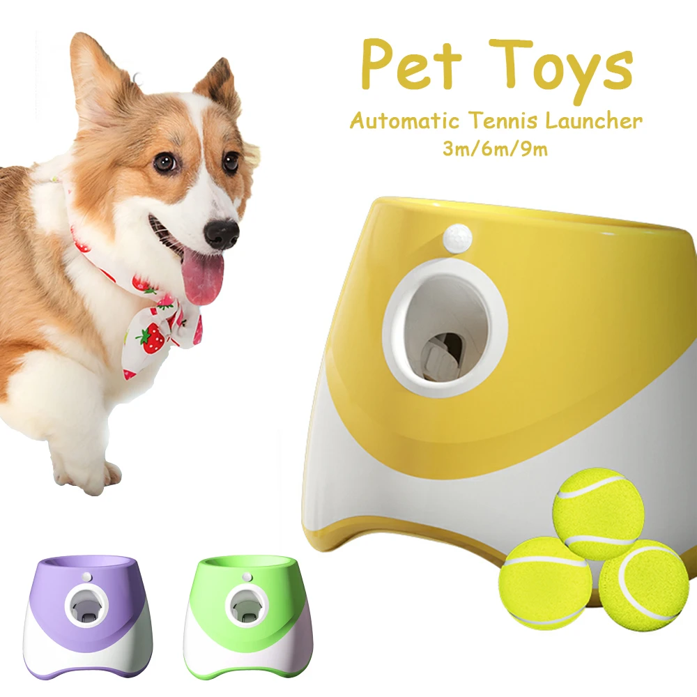 

Игрушки для собак, пусковая установка для тенниса, автоматическая метательная машина, устройство для бросания мячей для домашних животных, ...