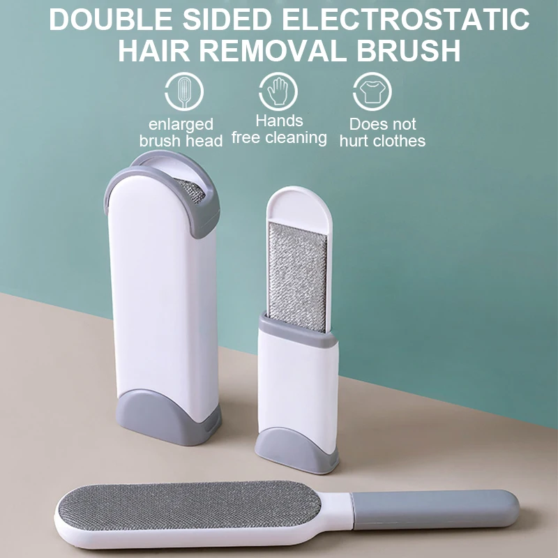 

Антистатическая щетка для удаления ворса, многоразовая щетка для удаления пыли, шерсти и шерсти, щетки для чистки домашних животных