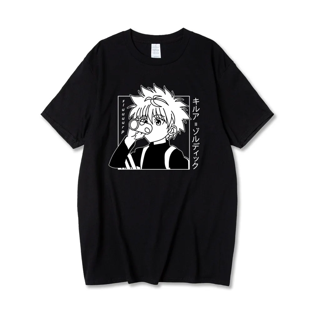 

Футболка с рисунком Аниме Манга для мужчин и женщин, футболка с круглым вырезом и вырезом под горло