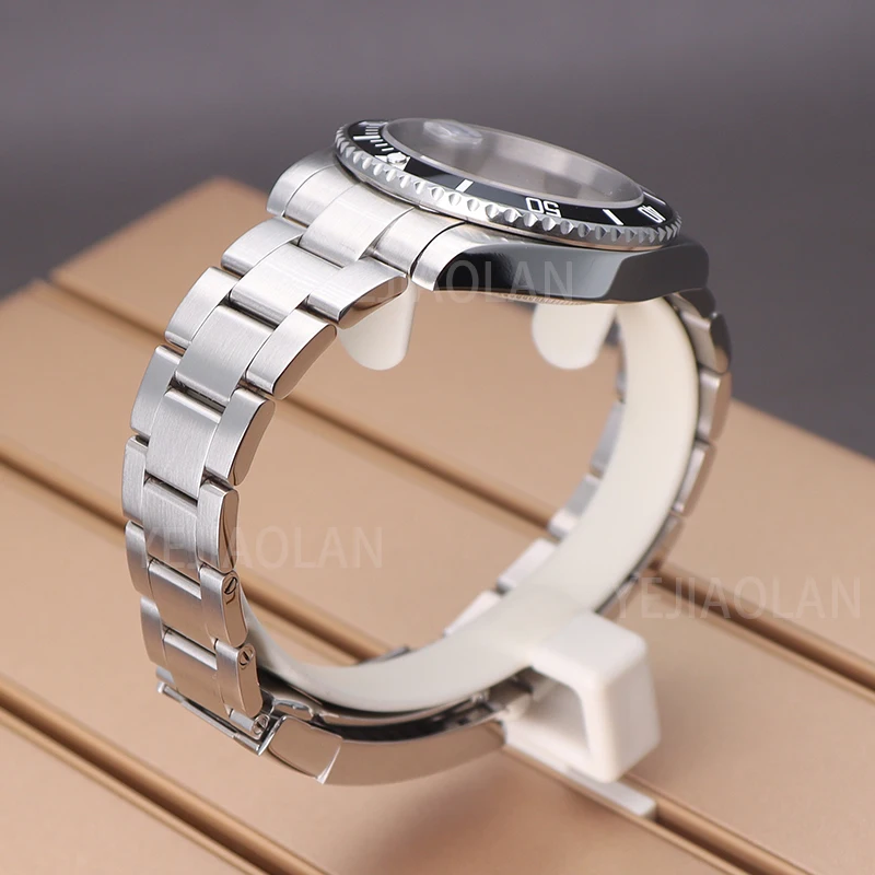 40mm Submariner Men Watch Case 316L Stainless Steel Watchband Sapphire Glass For nh34 nh35 nh36,38 Movement 28.5mm Dial Daytona