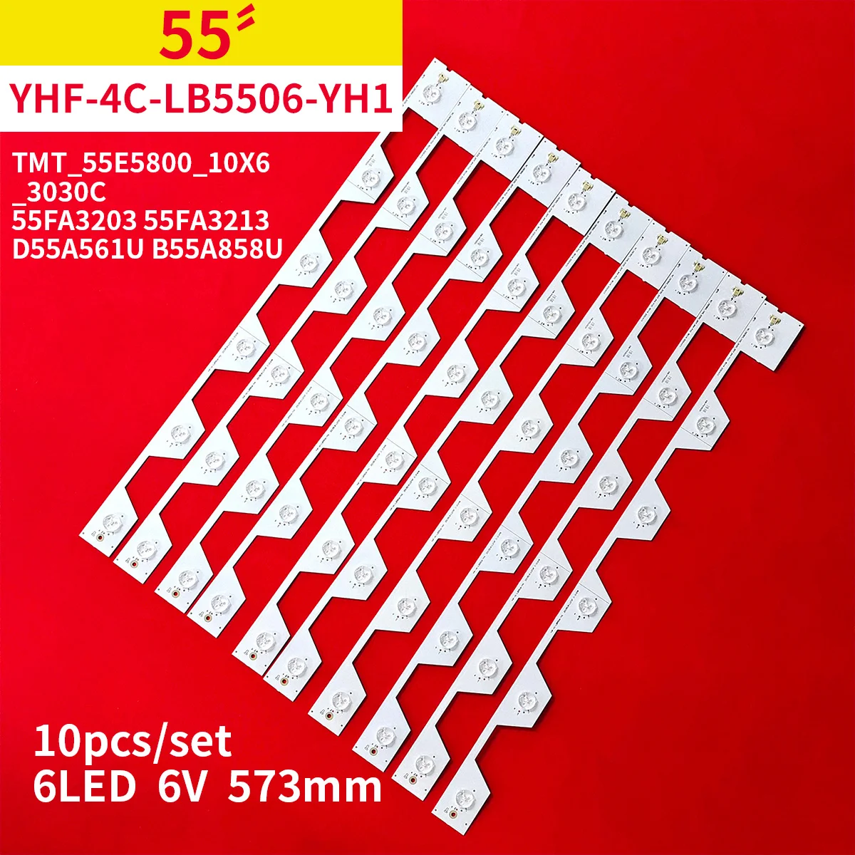 Фонарь подсветки для Thomson 55 'TV СВЕТОДИОДНЫЙ YHF-4C-LB5506-YH1 55FA3203 55FA3213 D55A561U B55A858U