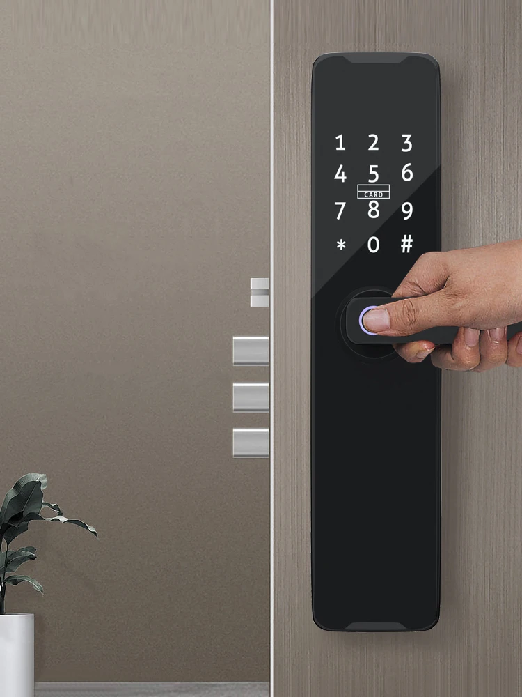 PHIPULO Biometric Fingerprint Door Locks Smart Lock Tuya App Remote Unlocking Keyless Lock Digital Electronic Door Lock