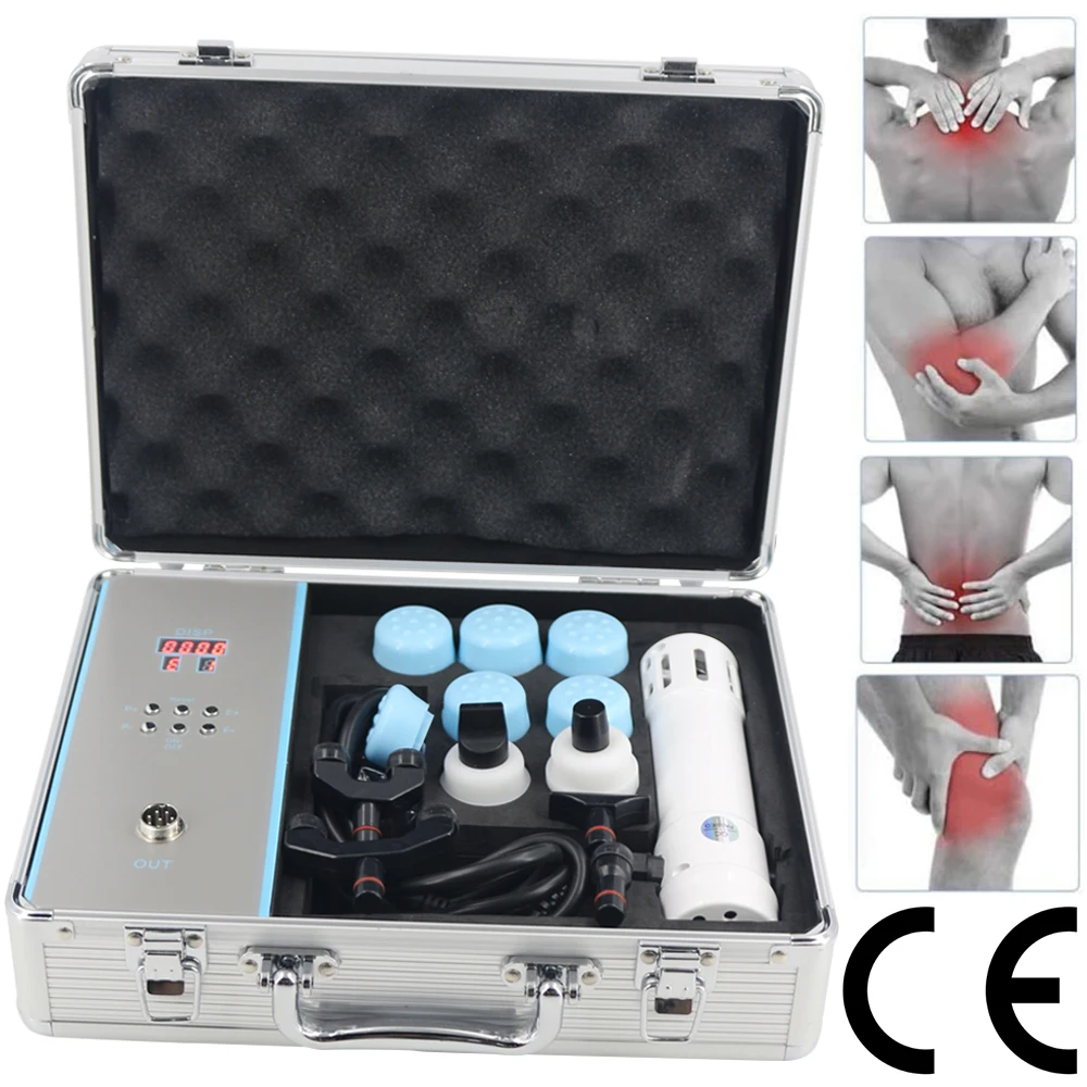 

Shockwave Therapy Machine ED for Erectile Dysfunction Relief Body Low Back Pain 11 Heads Chiropractic Tool Shock Wave 2 in 1