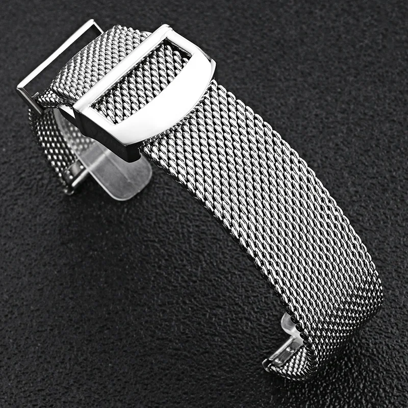 20mm 22mm Bracelet Metal Mesh Watch Band Milanese Stainless Steel Watch Band for IWC PORTOFINO PORTUGIESER Wristband Accessories
