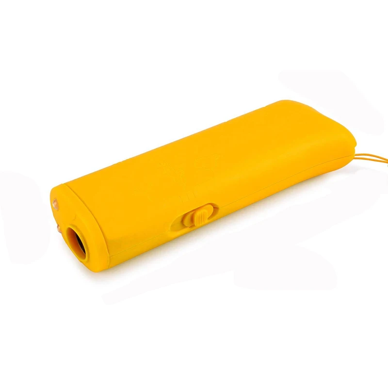 

Dog Repeller Device LED Ultrasonic Training Repellents Anti Barking Device with Flash Light Outdoor Portable Dog Repeller Strong