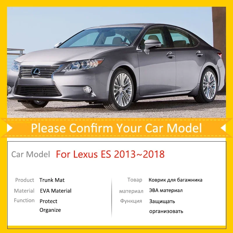 Коврики для багажника автомобиля Lexus ES 350 ES300H аксессуары гибридный 2013 ~ 2018