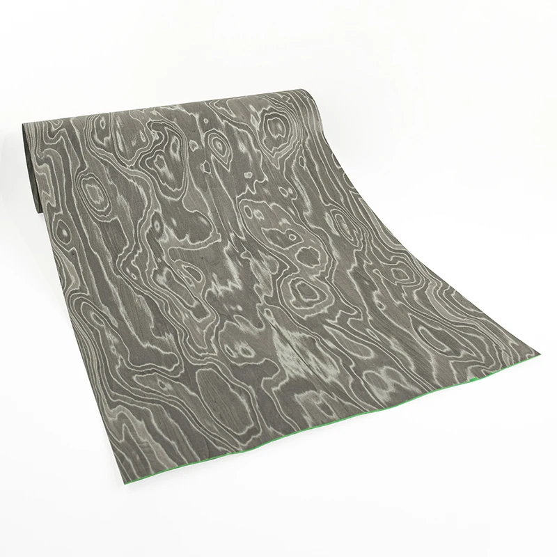 Реконструированный шпон Alpi серого цвета 55x250 см для ремонта мебели и столешниц