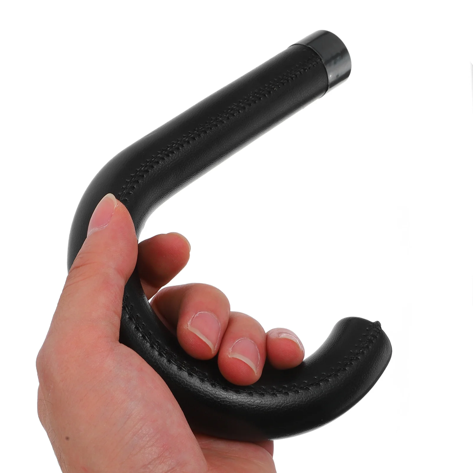 Зонт с крючком Ручка Трость Черные зонтики Компактная ручка для сменных УФ-ручек