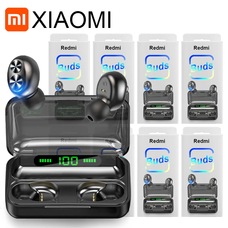Xiaomi-auriculares TWS Bluetooth V5.0, auriculares inalámbricos, 4 altavoces, auriculares de doble unidad, Auriculares deportivos estéreo impermeables para teléfono 1