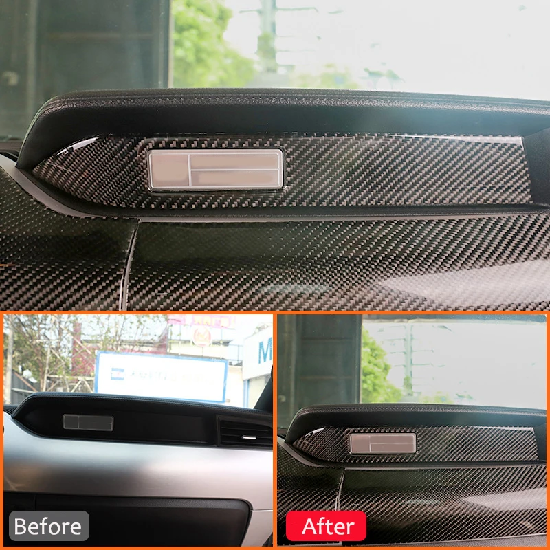 Углеродное волокно Co-Pilot центральный инструмент панель отделочная полоса