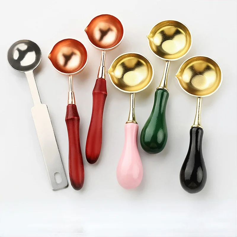 

[Fire Lacquer Supplies] Aromatherapy White Wax Spoon Fire Lacquer Seal Sealing Tool Fire Lacquer Stove Spoon