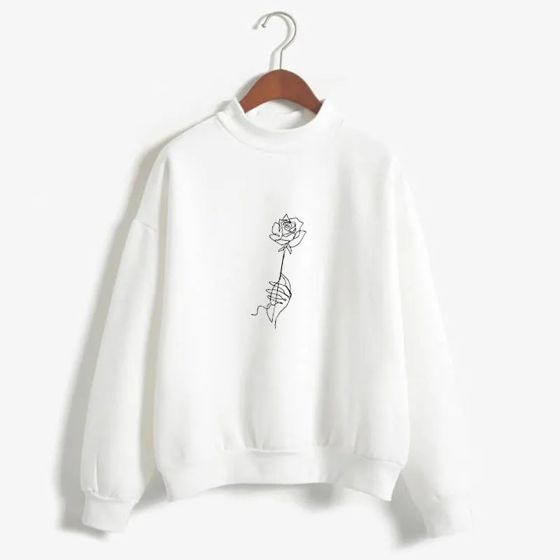 

Sweater Women Autumn 2020 Female Long Sleeve Pink Knitted Sweaters Femme Elegant GRAY22