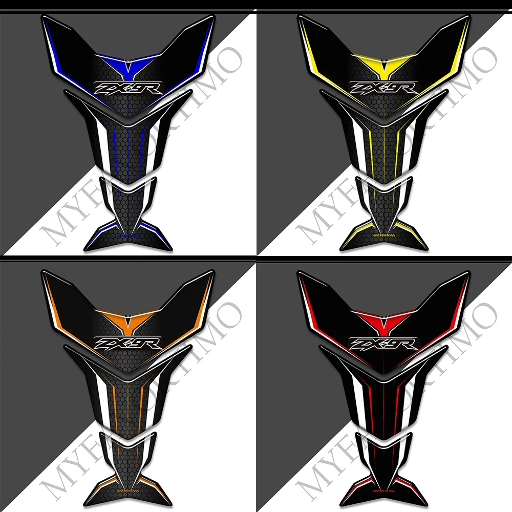 Мотоциклетная накладка на бак 3D наклейки комплект газа мазута защитные для Kawasaki