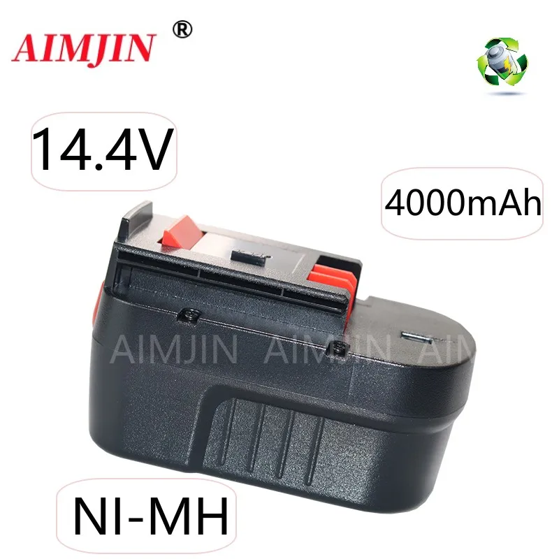 14,4 V HPB14 для Black And Decker 4000mAh Сменный никель-металлогидридный аккумулятор батареи fiрестоm FSB14 FS140BX 499936-34