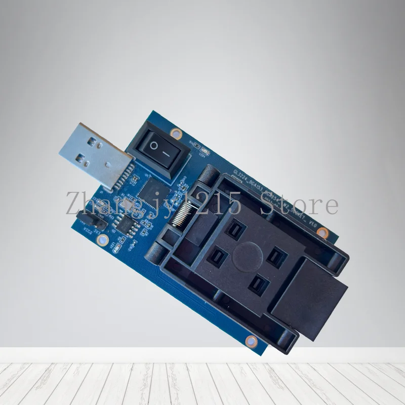 Фото Порт USB 3.0, основной контроллер GL3224, EMMC 2-в-1, стандартное тестовое приспособление BGA153 №1