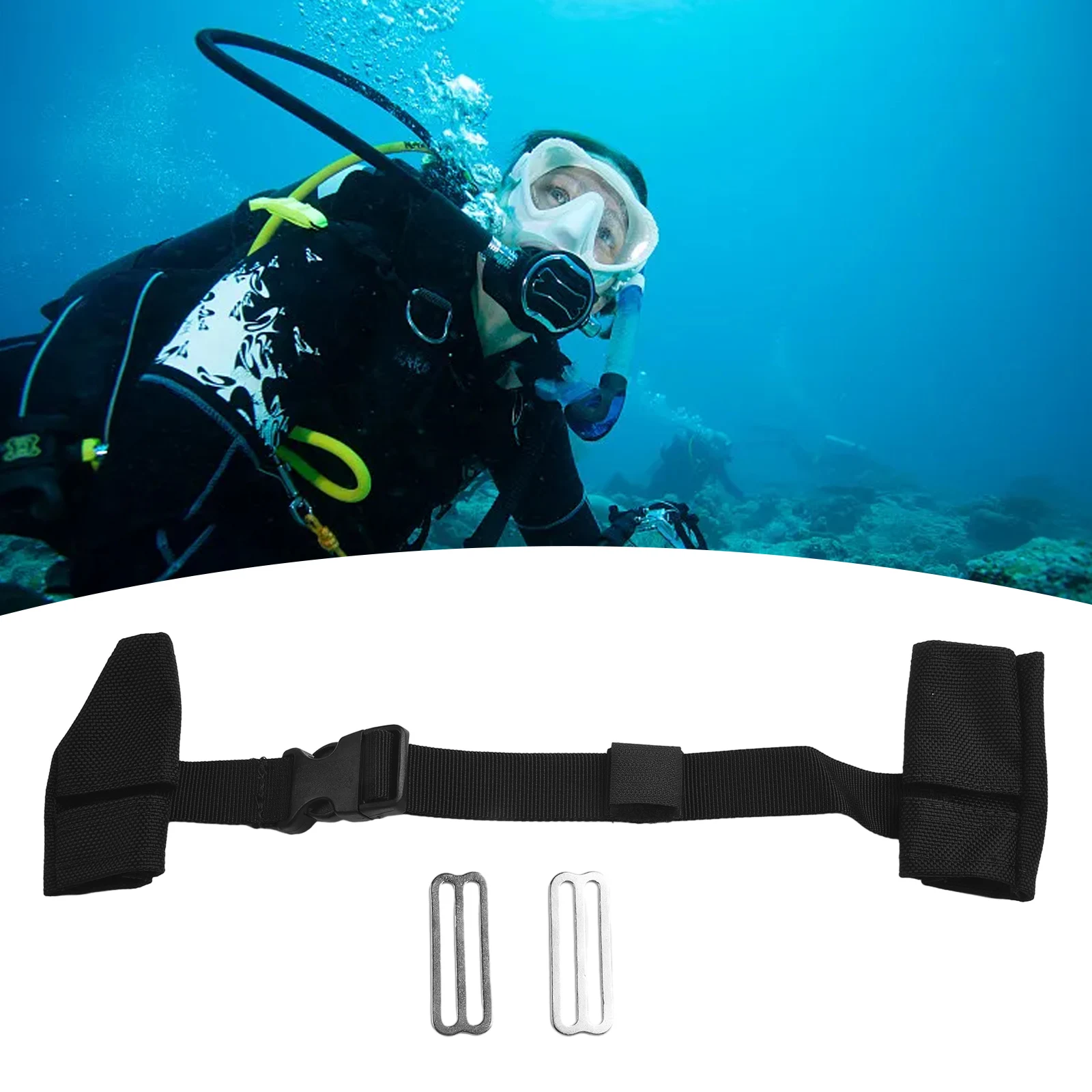 

Adjustable Diving Chest Strap Black Buckle Chest Strap Dive Goods Harness Quick Release Scuba Sporting Webbing With Heavy Duty