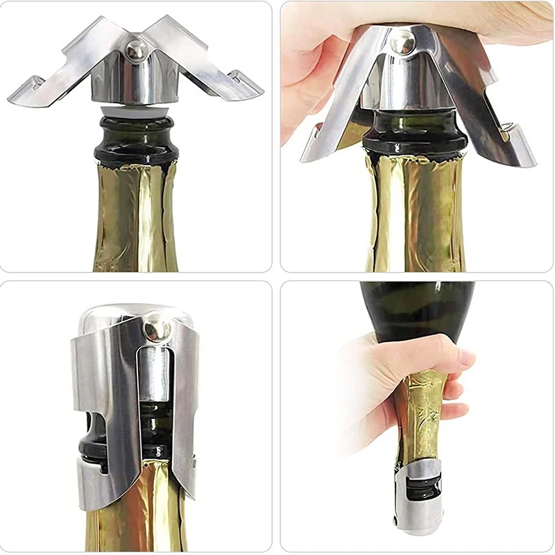 Пробка для бутылки вина шампанского вакуумный упаковщик Saver из нержавеющей стали
