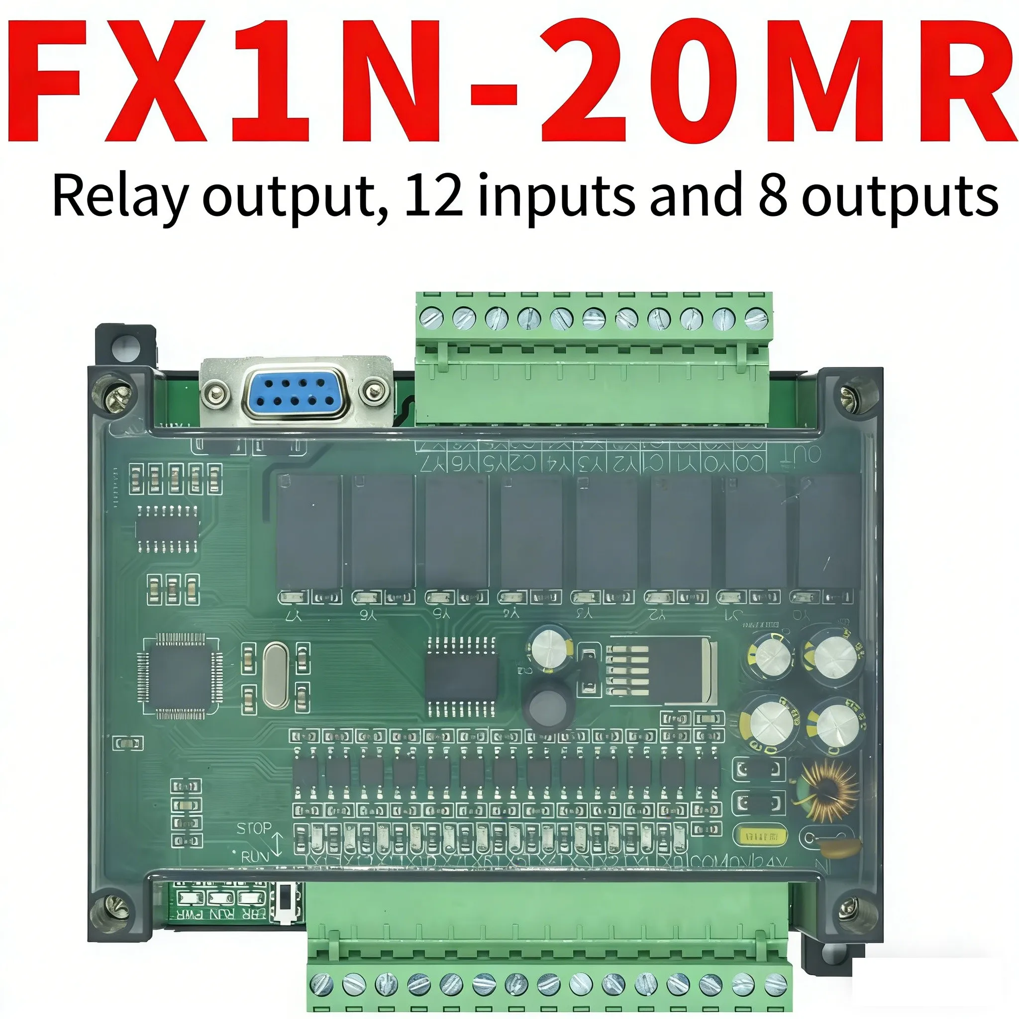 Фото Программируемый модуль контроллера FX1N 10MR, FX1N 10MT, FX1N 14MR, 14MT, 20MR, 20MT №5