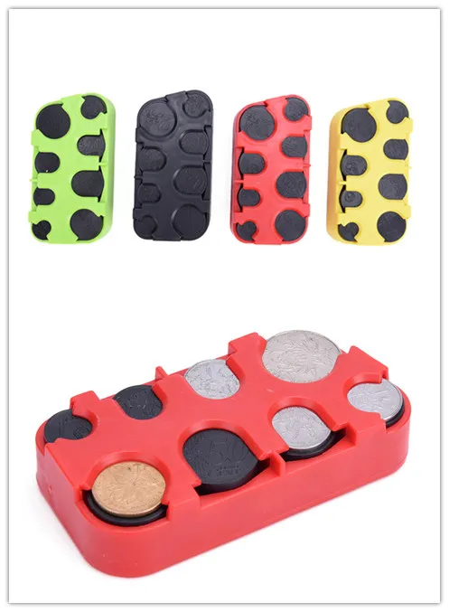 1 шт. пластиковый мини-кошелек-органайзер для монет