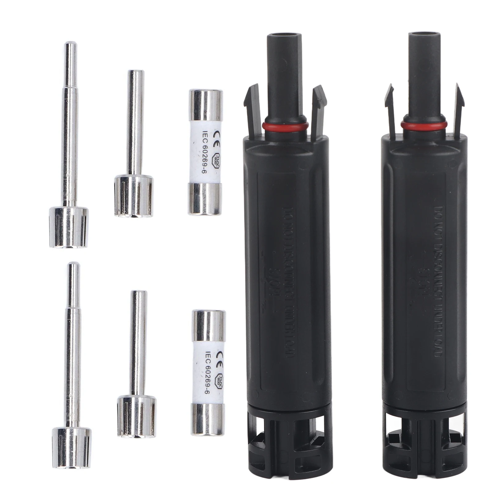 2 комплекта солнечных фотоэлектрических разъемов IP68 Водонепроницаемый анти-УФ