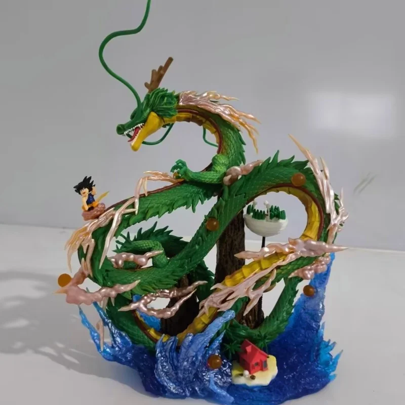 Dragon Ball Z Shenron Аниме Фигурки Гоку и гора Sea Фигурка Статуя из ПВХ Модель Коллекция