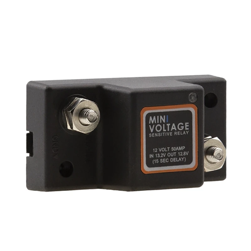 

12V 50 Amp Voltage Sensitive Relay VSR Dual Battery Automatic Charging Relay Dual Battery Isolator for Motorcycle Kart